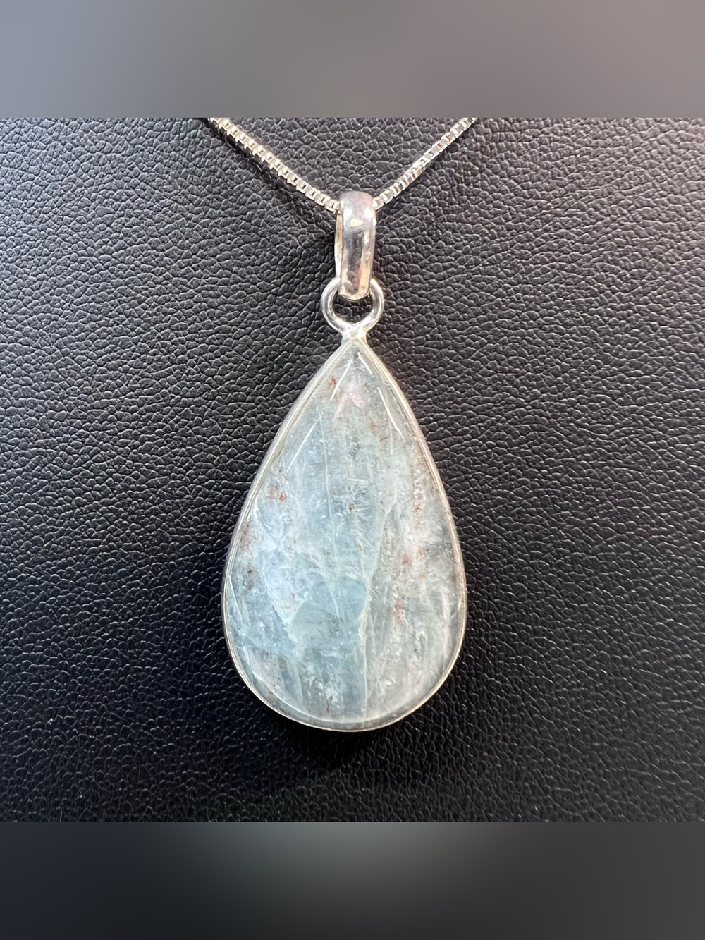Sterling Silver Aquamarine Pendant